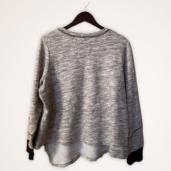 ACTIVEZONE Athleisure Asymmetrical Zipper Pullover Sweatshirt - Picture 2 of 12